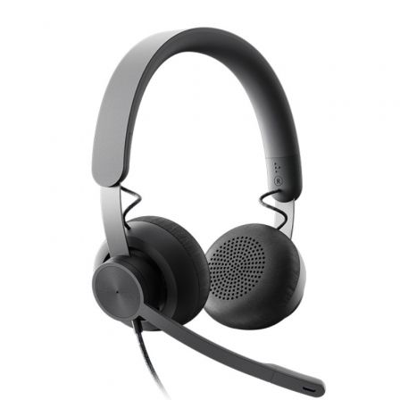 Logitech Zone Wired UC Auriculares con Micrófono USB-C, Grafito